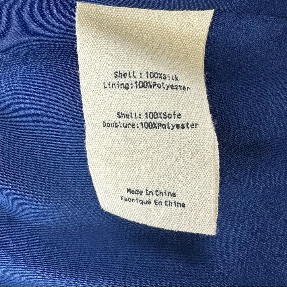 L'Agence Top Womens Jane Silk Camisole Tank VNeck Spaghetti Strap Satin Large - Picture 8 of 11